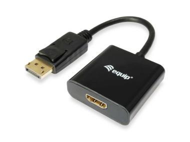 DisplayPort - HDMI átalakító; apa/anya; Full HD; 15 cm kábel