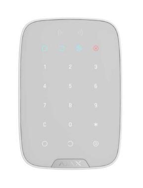 Keypad Plus kezelő kártyaolvasóval; fehér