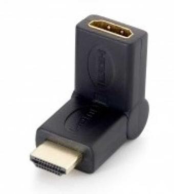 HDMI-HDMI átalakító, anya/apa, 90 fokban elforgatható
