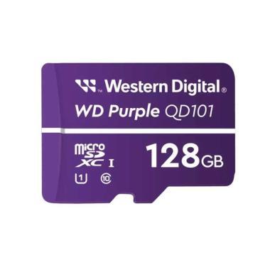 WD Purple 128GB micro SD kártya; microSDXC; Class 10 UHS-I; 24/7