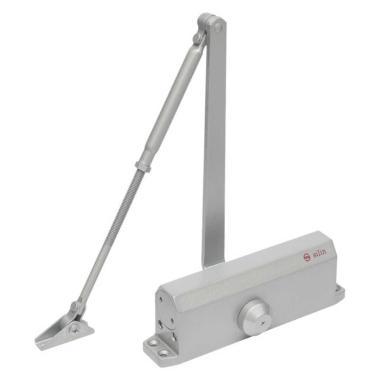 Karos ajtóbehúzó 60-85 kg ajtóra; termostabil olajjal; ezüst