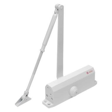 Karos ajtóbehúzó 60-85 kg ajtóra; termostabil olajjal; fehér