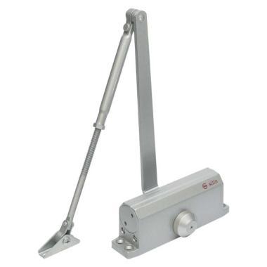 Karos ajtóbehúzó 40-65 kg ajtóra; termostabil olajjal; ezüst
