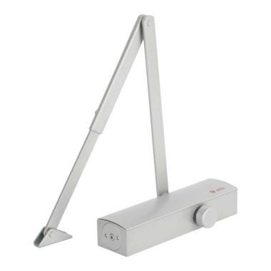 Karos ajtóbehúzó 25-120 kg ajtóra; termostabil olajjal; ezüst