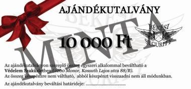 Ajándékutalvány 10000 Ft