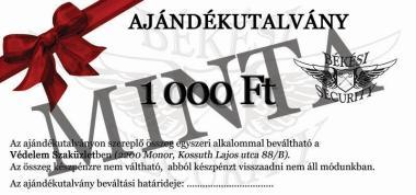 Ajándékutalvány 1000 Ft