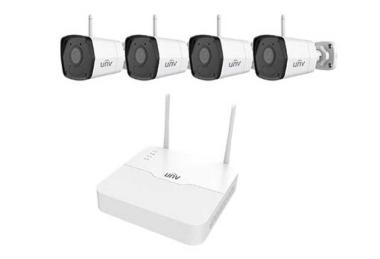 WiFi szett - 4 csatornás NVR, 4db 2MP Wifi-s cső kamera