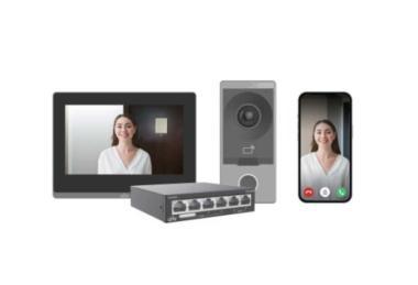 Videó kaputelefon szett, PoE Switchel