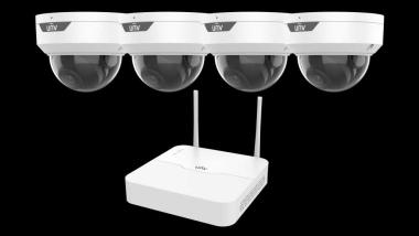 WiFi szett - 4 csatornás NVR, 4db 2MP Wifi-s dóm kamera