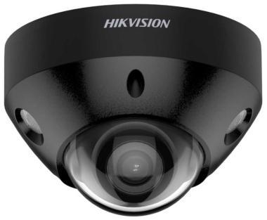 8 MP WDR fix EXIR AcuSense IP mini dómkamera; mikrofon; hang I/O; riasztás I/O; fekete