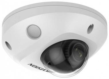 2 MP WDR fix EXIR AcuSense IP mini dómkamera; hang I/O; riasztás I/O; mikrofon