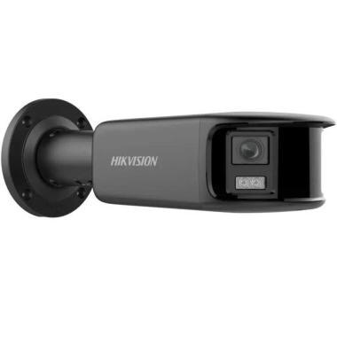8 MP fix ColorVu AcuSense IP panoráma csőkamera; láthatófény; fény- és hangriasztás; fekete