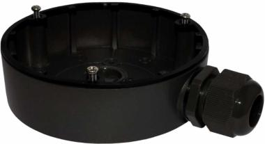 Kültéri kötődoboz dómkamerákhoz (turret); fekete