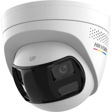 6 MP WDR fix ColorVu IP turret kamera; IR/láthatófény; fény- és hangriasztás; beépített mikrofon