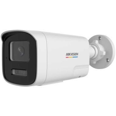 2 MP WDR fix ColorVu IP csőkamera; IR/láthatófény; beépített mikrofon