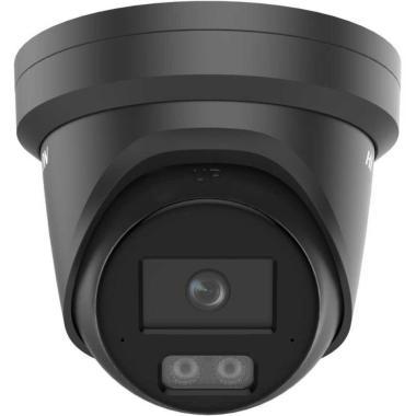 12 MP WDR fix AcuSense IP turret kamera; IR/láthatófény; beépített mikrofon; NEMA 4X; fekete