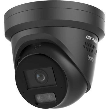 12MP WDR fix AcuSense IP turret kamera;  fény- és hangriasztás; hang I/O;riasztás I/O; NEMA4X;fekete