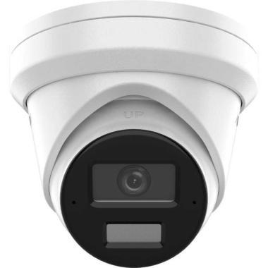 6 MP AcuSense WDR fix IP turret kamera; IR/láthatófény; beépített mikrofon
