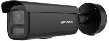 6 MP AcuSense WDR motoros zoom EXIR IP csőkamera; hang I/O; riasztás I/O; integrált RJ45; fekete