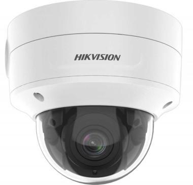 6 MP AcuSense WDR motoros zoom EXIR IP dómkamera; hang I/O; integrált RJ45