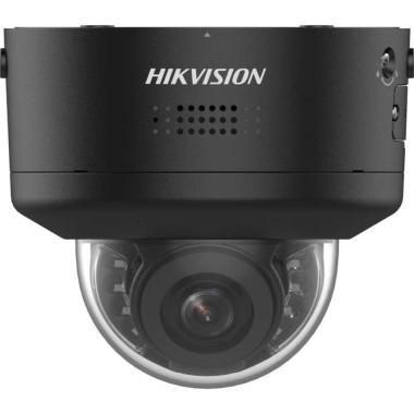 4 MP WDR motoros IR IP PTRZ dómkamera; hang I/O; riasztás I/O; fekete