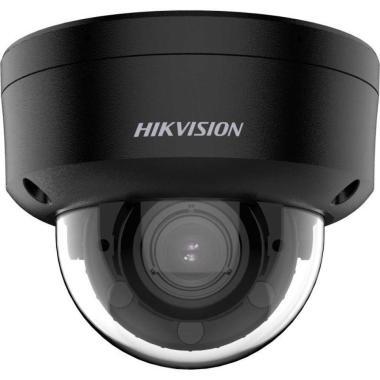 4 MP AcuSense WDR motoros IP dómkamera; IR/láthatófény; hang I/O riasztás I/O; mikrofon; fekete