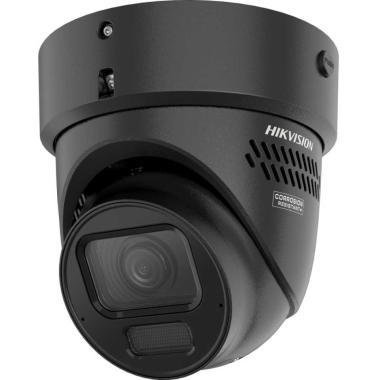 4 MP ColorVu WDR motoros IP turret kamera; IR/láthatófény; beépített mikrofon; fény- és hangriasztás