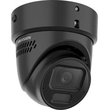 8 MP ColorVu WDR motoros IP turret kamera; IR/láthatófény; beépített mikrofon; fény- és hangriasztás