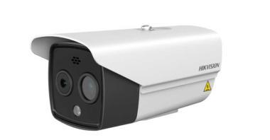 HeatPro IP hő- (256x192) 50°x37° és láthatófény (4 MP) kamera;-20°C+150°C; villogófény-/hangriasztás