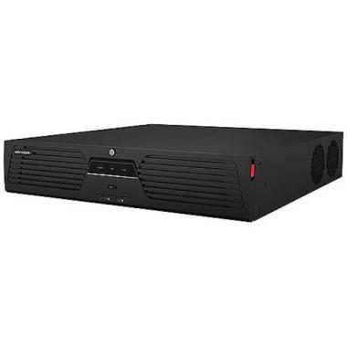 16 csatornás NVR; 320/400 Mbps be-/kimeneti sávszélesség; riasztás I/O; eSata; redundáns táp