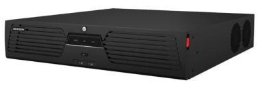 32 csatornás NVR; 320/400 Mbps be-/kimeneti sávszélesség; riasztás I/O; eSata