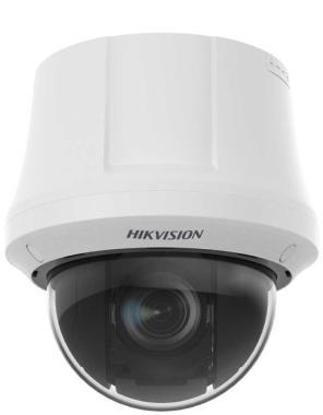 4 MP EXIR IP PTZ dómkamera; 32x zoom; 12 VDC/PoE+; hang I/O; riasztás I/O