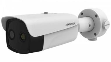 IP hő- (384x288) és láthatófény (4 MP) kamera; testhőmérsékletre optimalizált (30°C - 45°C)