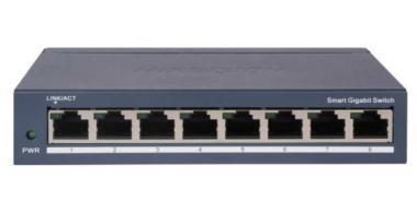 8 portos gigabit switch; smart menedzselhető