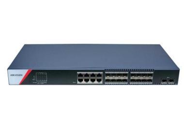 26 portos smart menedzslehető switch; 8 1000M RJ45; 16 1000M SFP; 2 10G SFP+ uplink port