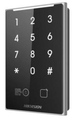 Kártya- DESfire, Felica, Mifare (13.56 MHz) olvasó; QR kód olvasó; RS485 vagy Wiegand kimenet