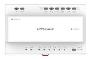 Disztribútor egység kétvezetékes HD kaputelefon-rendszerhez