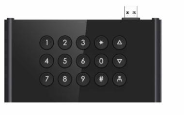 Társasházi IP video-kaputelefon kültéri billentyűzet modul KD9403 sorozathoz
