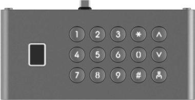 Társasházi IP video-kaputelefon kültéri billentyűzet és ujjlenyomat modul KD9633 sorozathoz