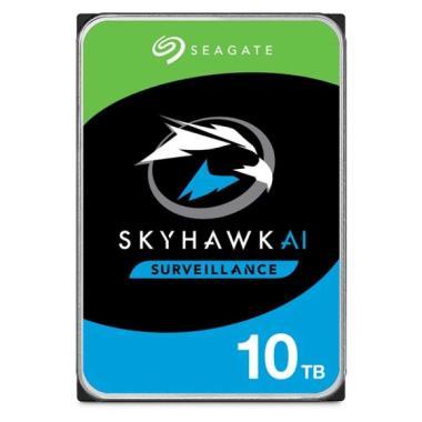 Seagate SkyHawk AI; 10 TB biztonságtechnikai merevlemez; 24/7 alkalmazásra