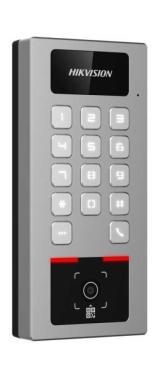 Beléptető vezérlő terminál; Mifare; DESfire hitelesítés; QR kód olvasó; IP65; IK09; WiFi