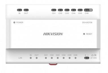 Disztribútor egység kétvezetékes IP kaputelefon-rendszerhez