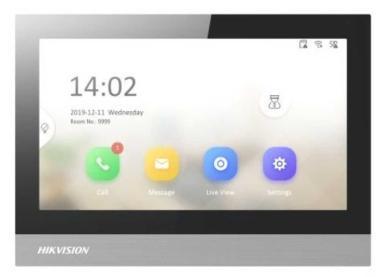 IP video-kaputelefon beltéri egység; 7