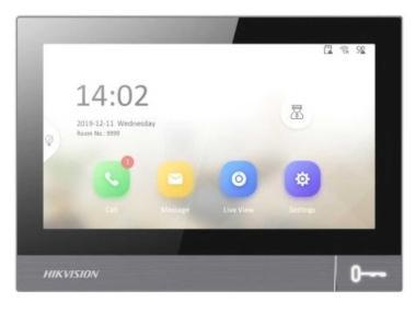 IP video-kaputelefon beltéri egység; 7