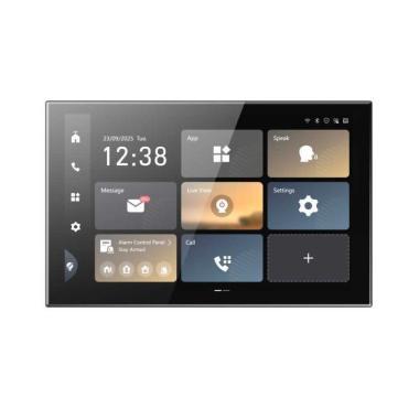 Android beltéri egység; 10.1 IPS kijelző; 1920x1200 felbontás; WiFi 6; 12 VDC/PoE
