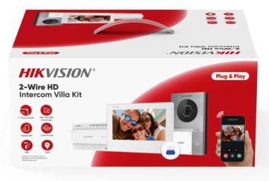 Kétvezetékes HD video-kaputelefon szett; kültéri; fehér beltéri; disztributor