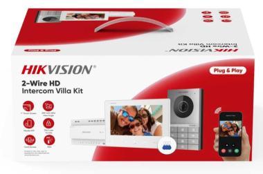 Kétvezetékes HD video-kaputelefon szett; kültéri; fehér beltéri; disztributor