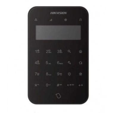 Vezeték nélküli LCD+LED kezelő AXPro központokhoz; 868 MHz; fehér; 4x CR123A elem; fekete