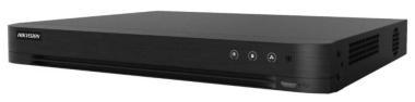 8 csatornás AcuSense THD DVR; 4MP lite@15fps, 1080p lite@25fps; + 2x6 MP IP; koax audio