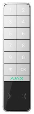 Keypad Outdoor kültéri kezelő kártyaolvasóval; fehér